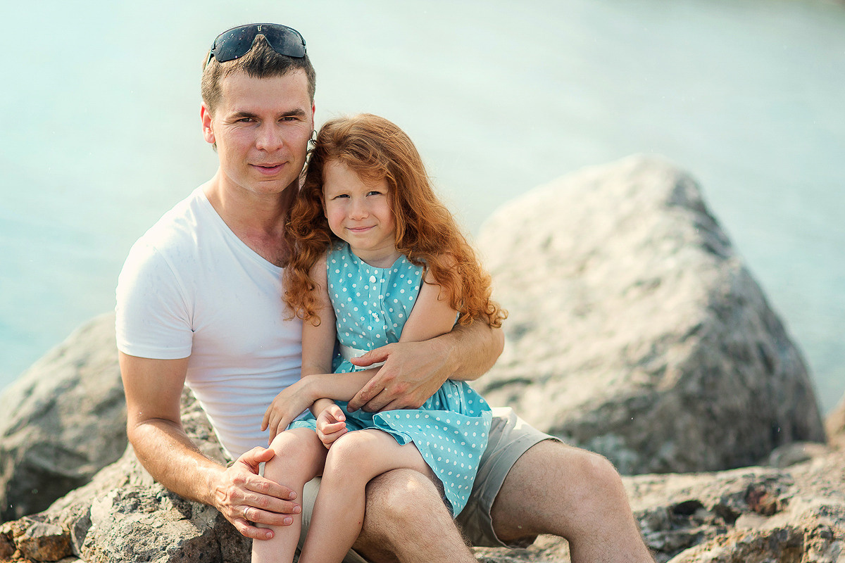 Семейная фотосессия на море