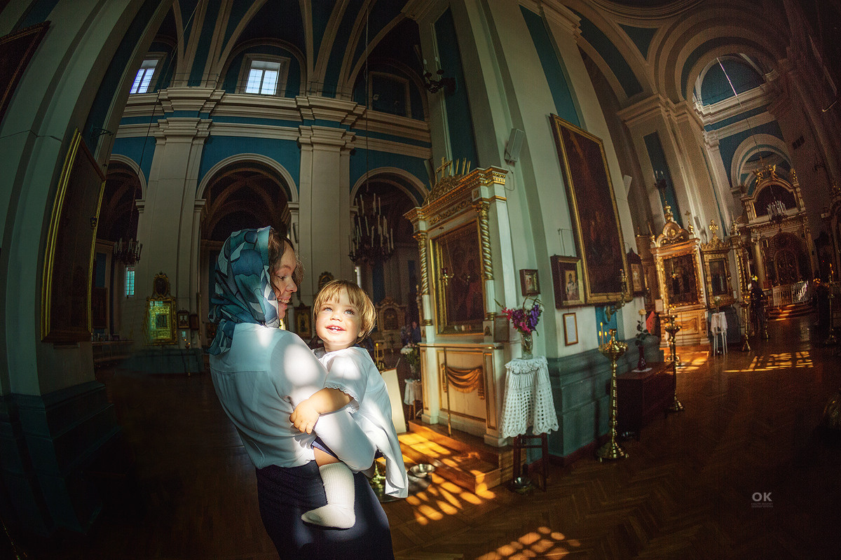 Фотосъёмка крещения в Санкт-Петербурге Настя Околот