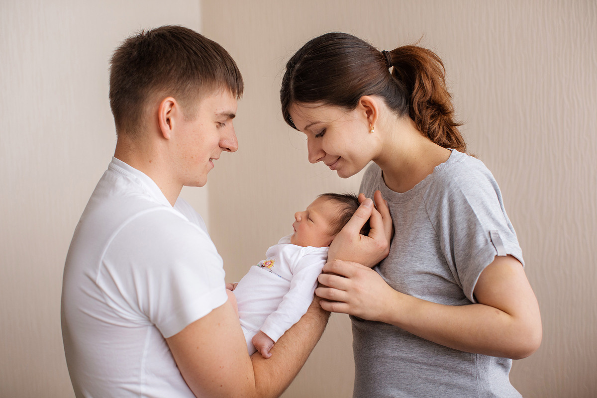 Фотосессия выписки из 13 роддома Санкт-Петербург