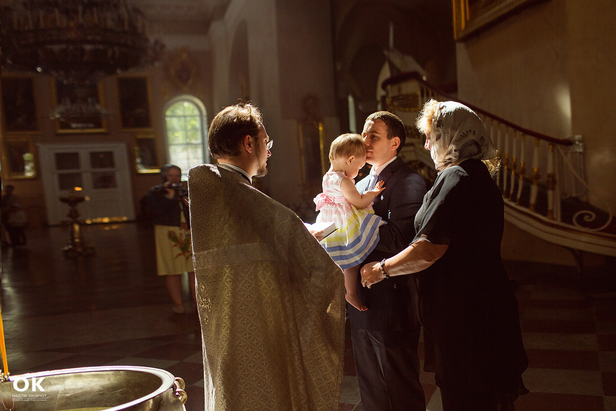 Фотосъёмка крещения в Санкт-Петербурге Настя Околот
