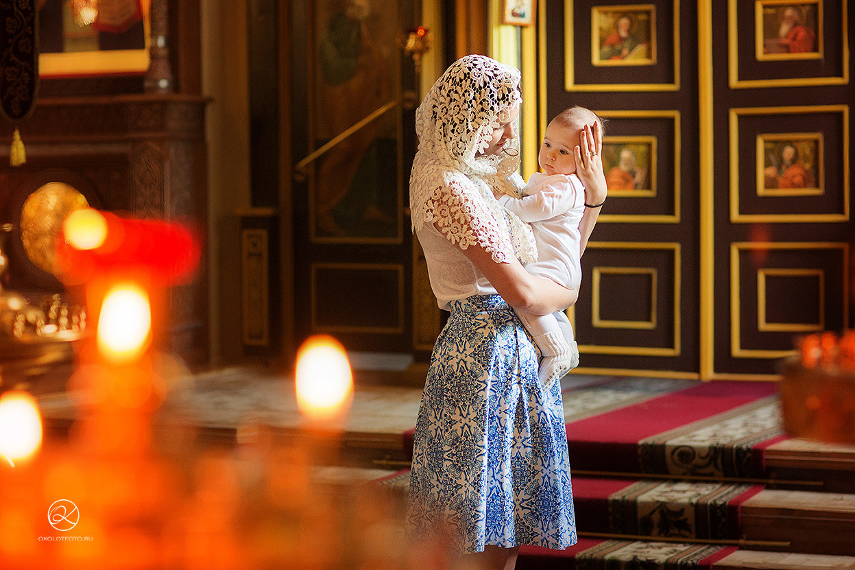Фотосъёмка крещения в Санкт-Петербурге Настя Околот