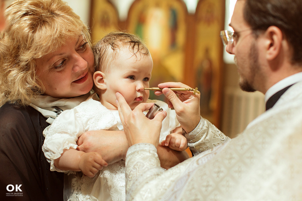 Фотосъёмка крещения в Санкт-Петербурге Настя Околот