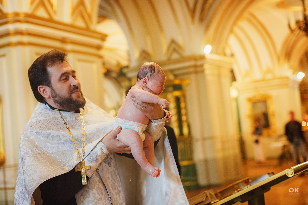 Фотосъёмка крещения в Санкт-Петербурге Настя Околот
