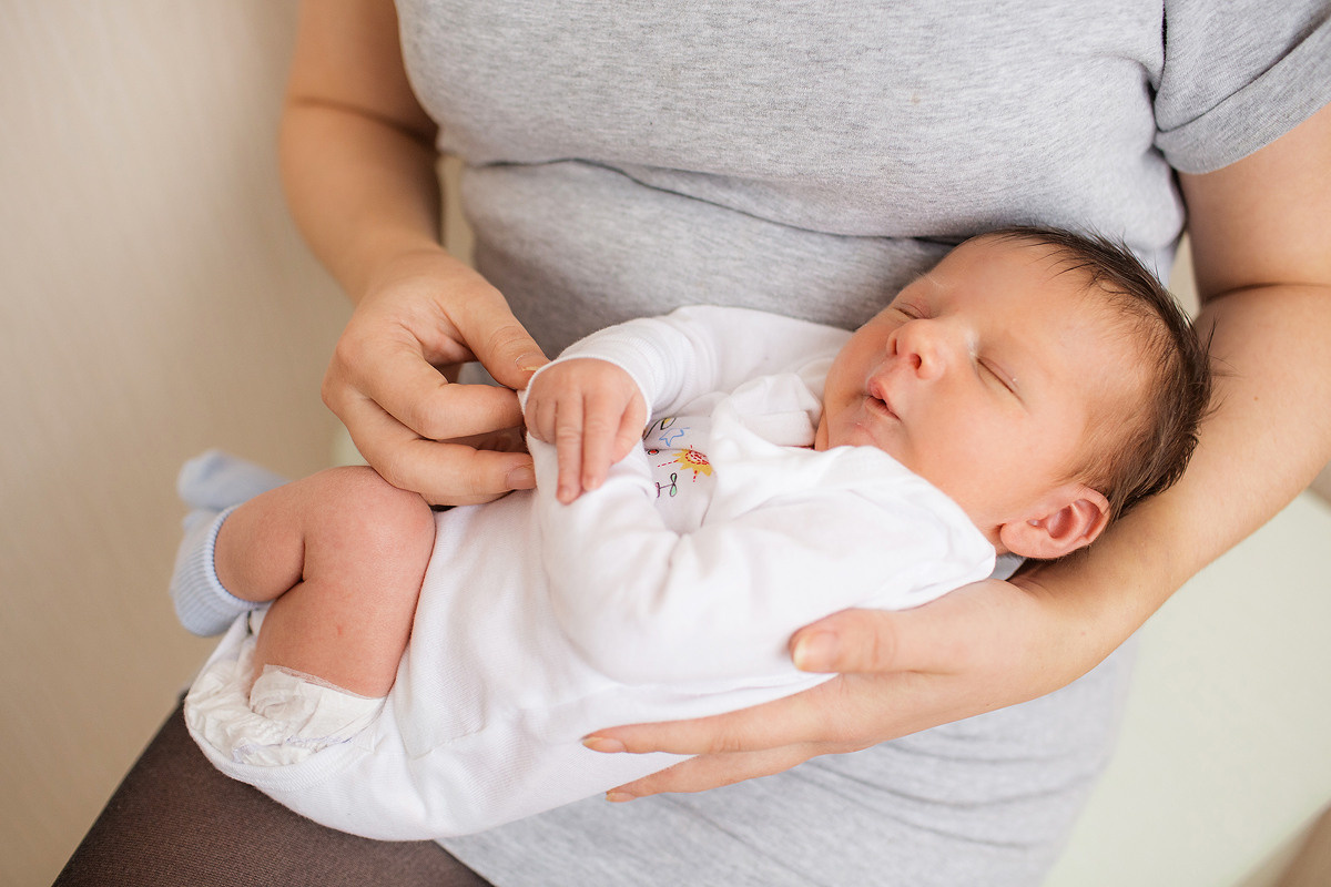 Фотосессия выписки из 13 роддома Санкт-Петербург