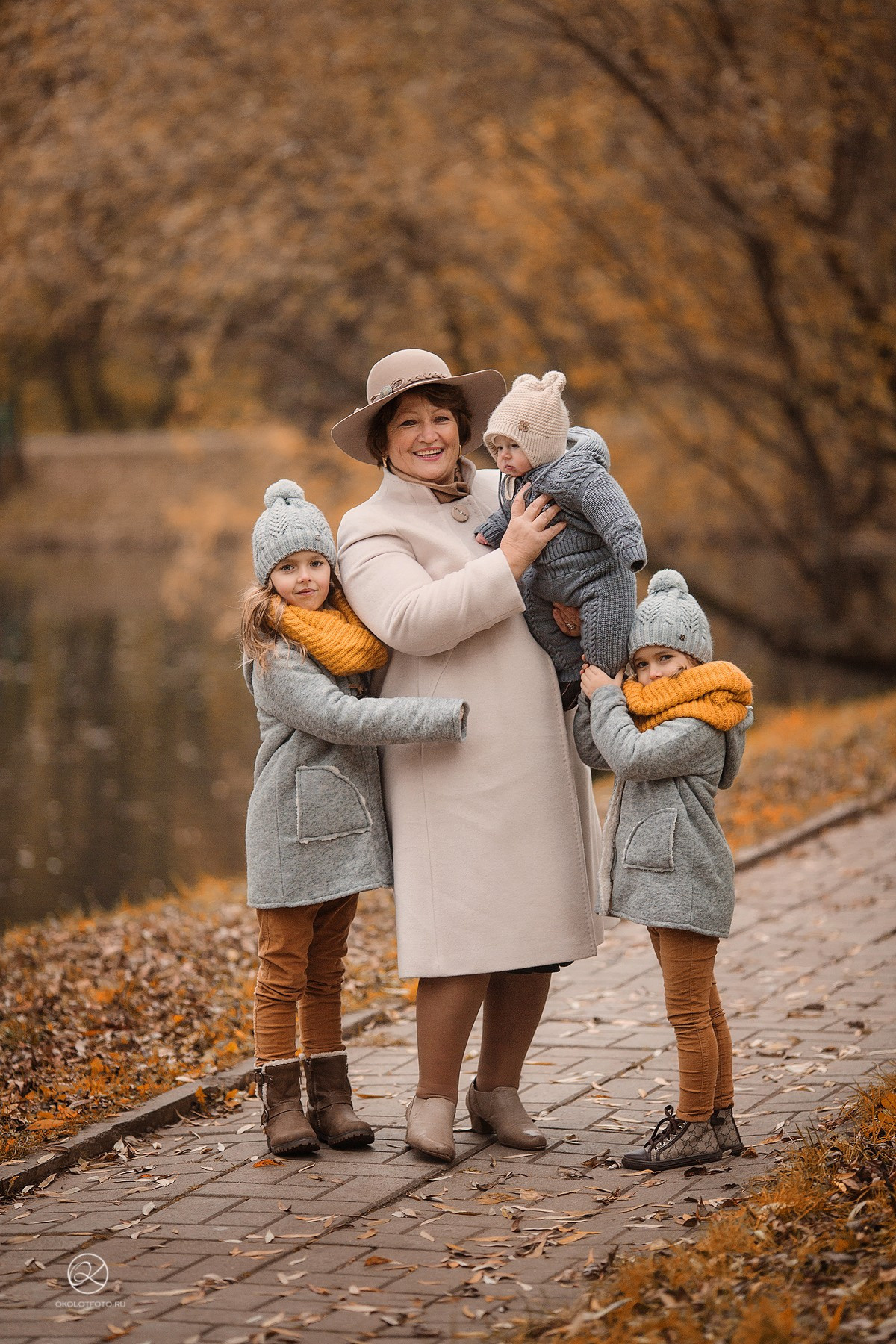 Фотосессия семьи с бабушкой и дедушкой, семейная фотосессия
