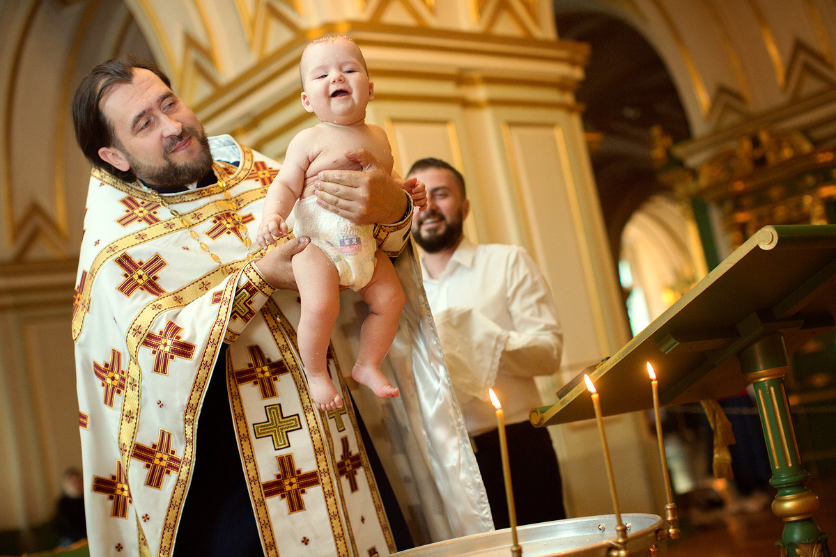 Фотосъёмка крещения в Санкт-Петербурге Настя Околот