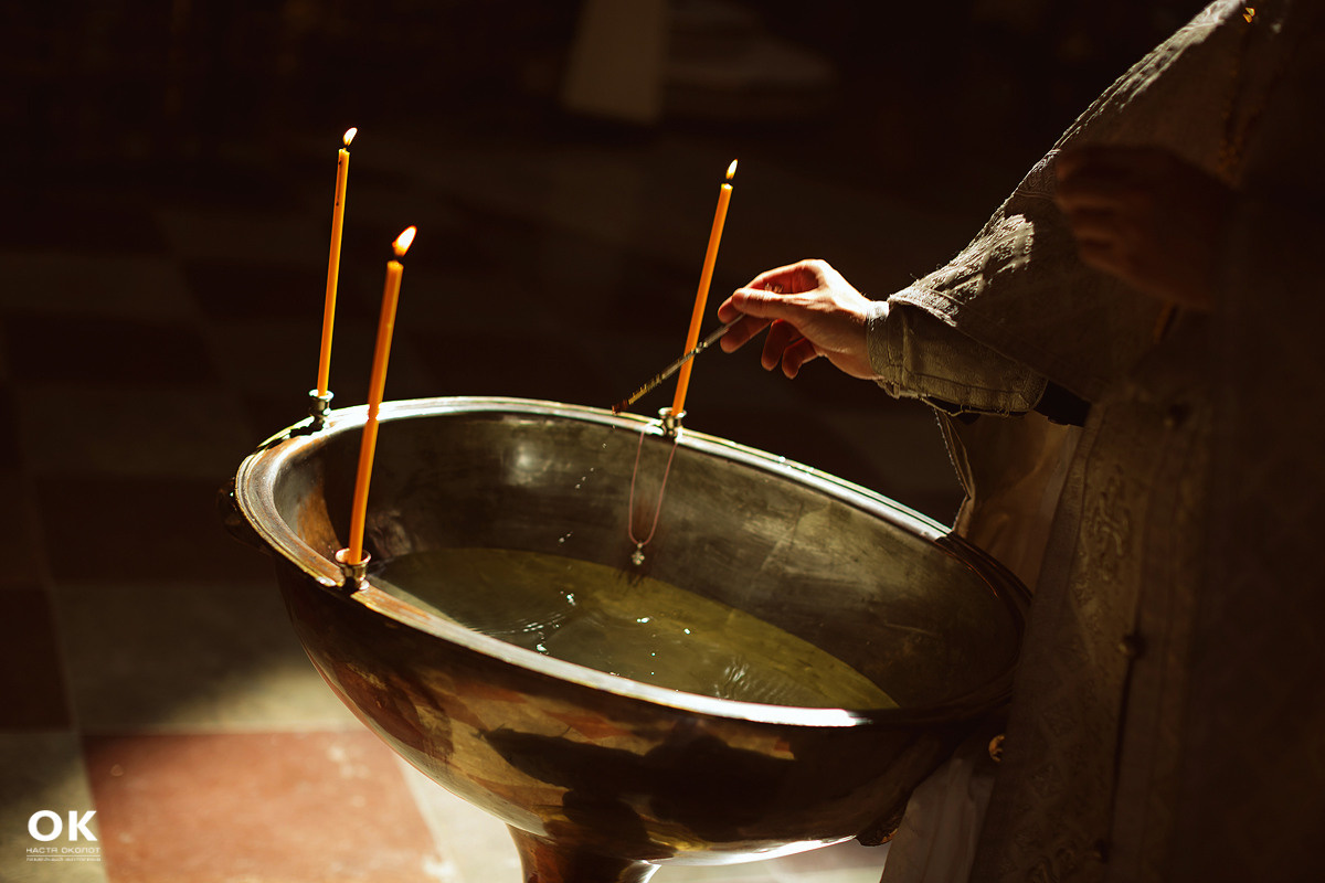 Фотосъёмка крещения в Санкт-Петербурге Настя Околот
