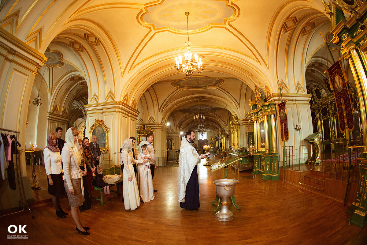 Фотосъёмка крещения в Санкт-Петербурге Настя Околот