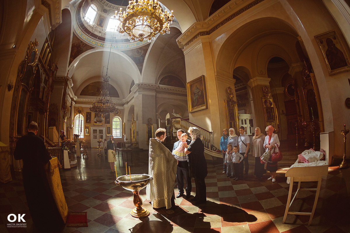 Фотосъёмка крещения в Санкт-Петербурге Настя Околот