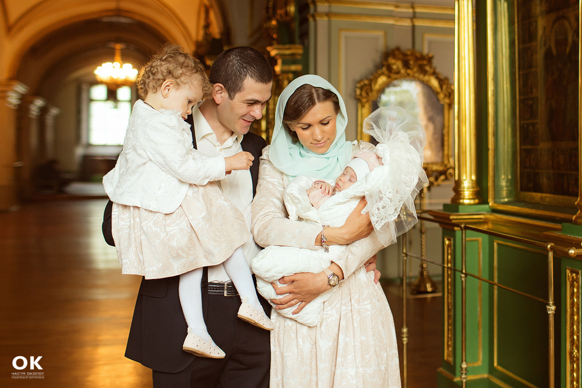 Фотосъёмка крещения в Санкт-Петербурге Настя Околот