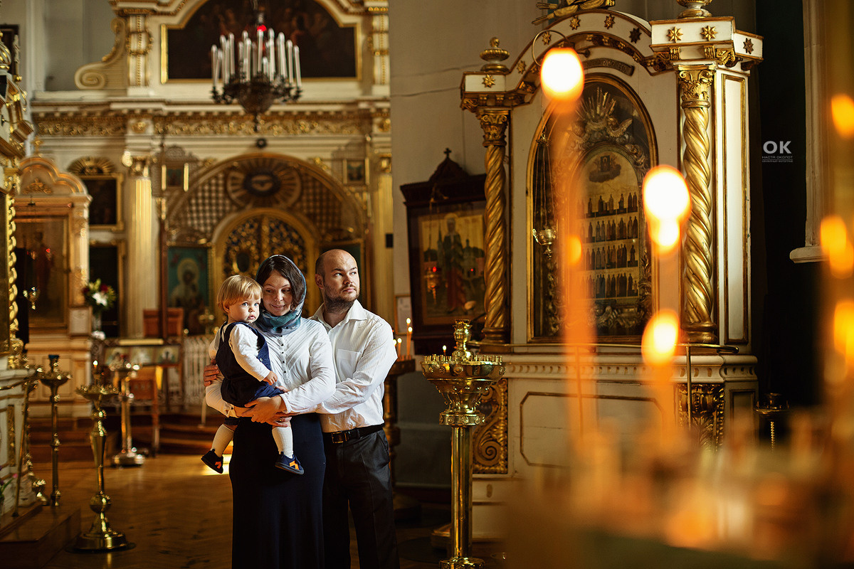 Фотосъёмка крещения в Санкт-Петербурге Настя Околот