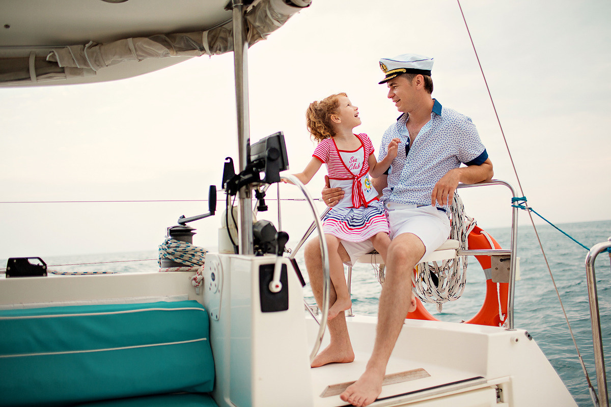 Семейная фотосессия на море