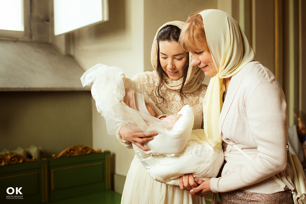 Фотосъёмка крещения в Санкт-Петербурге Настя Околот