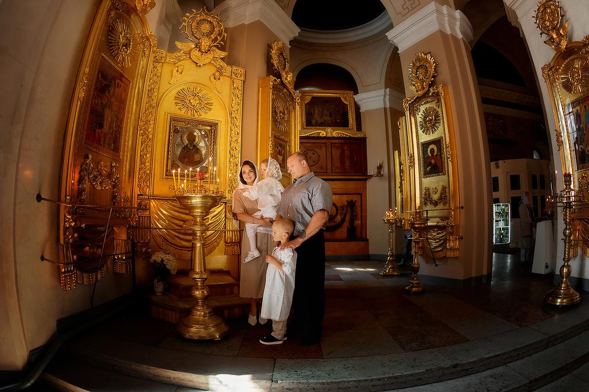 Фотосъёмка крещения в Санкт-Петербурге Настя Околот