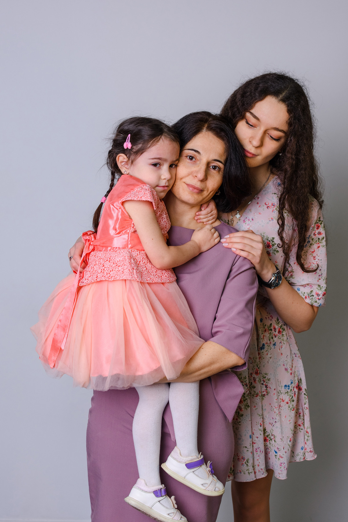 Семейная фотосъемка для Аси и ее дочерей. Майя Афзаал. Фотограф. Псков