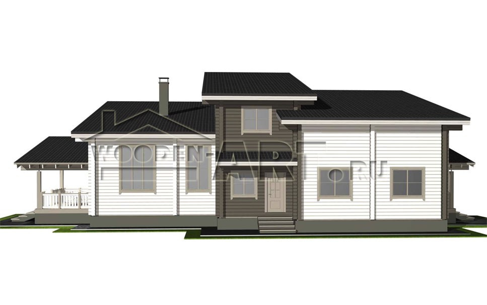 «Знаменское» 365 кв. м. Проекты деревянных домов