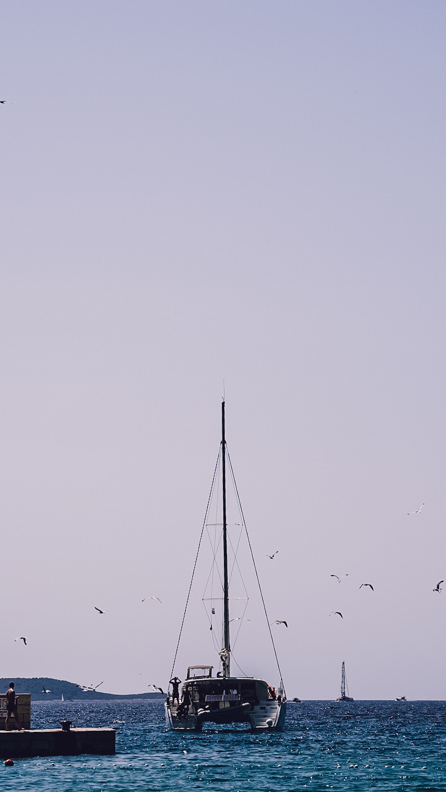 Хорватия 2021. Человек с фотокамерой