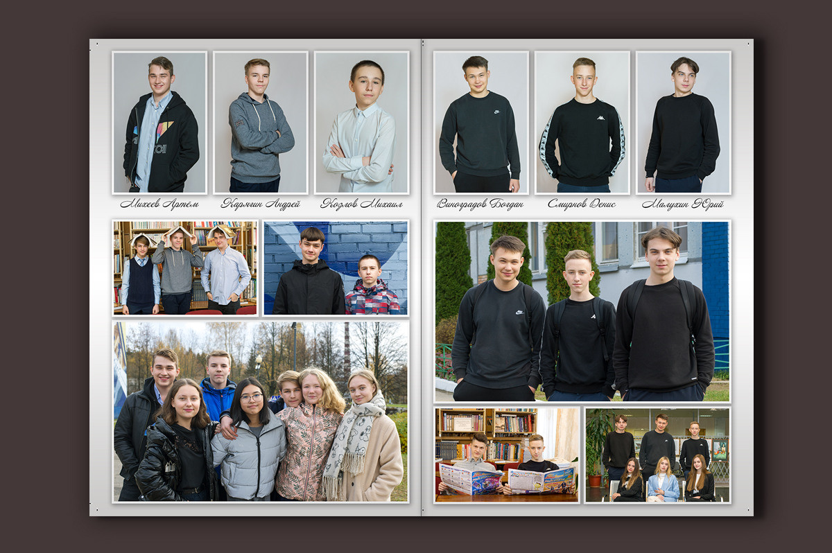 Выпускные альбомы для 1, 4, 9, 11 класса с  оживающей фотографией. Выпускные альбомы. Частные съемки