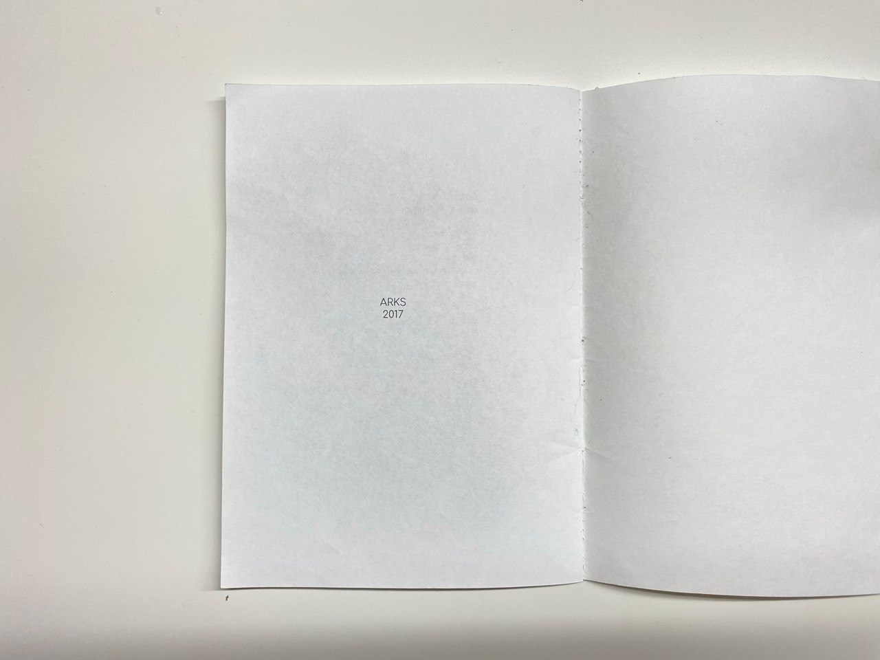 2017, arks zine. KST