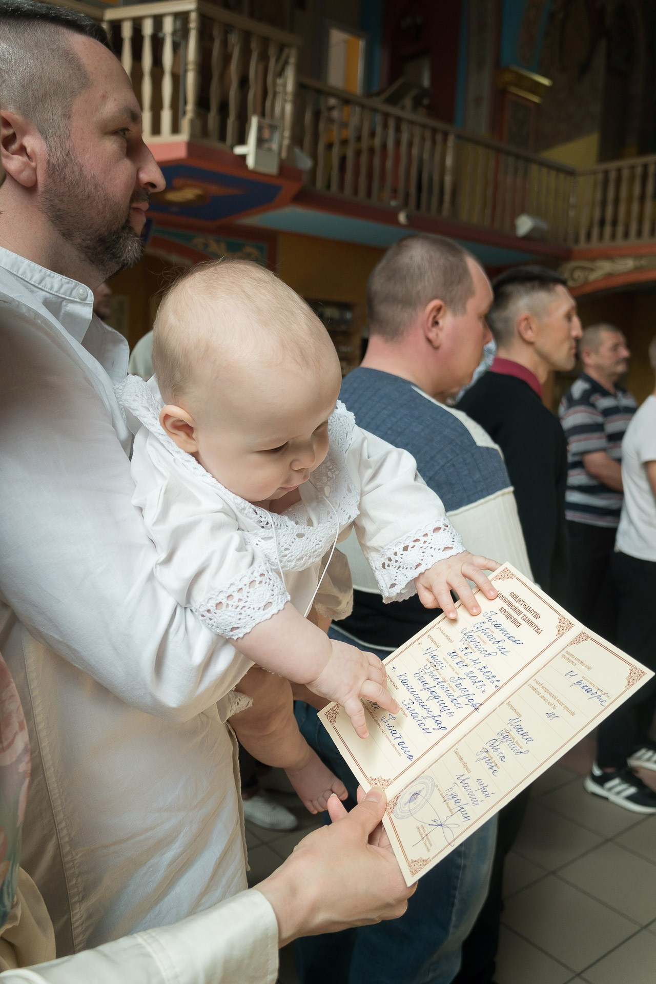 Крещение Платона в Покровском храме. Фотограф Татьяна Рутковская Калининград