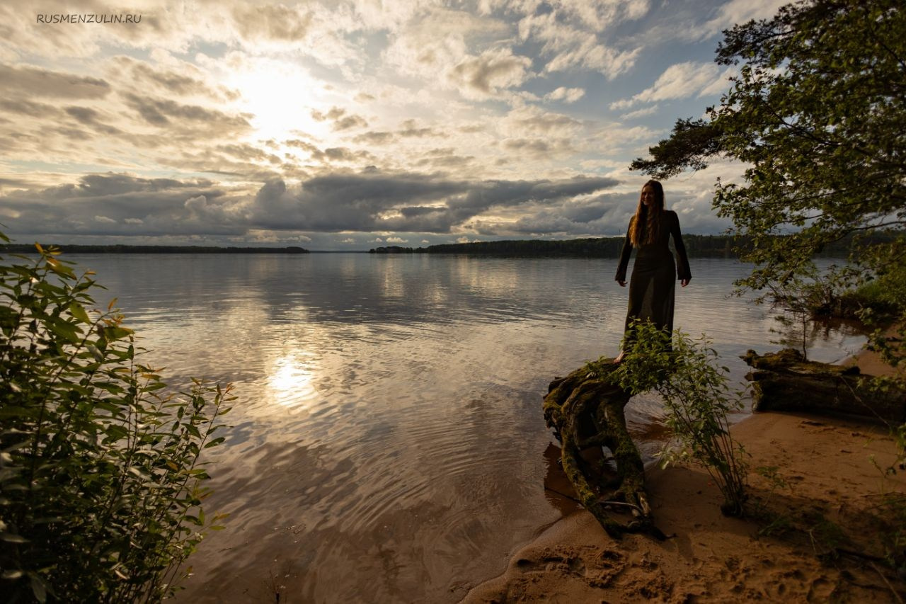 Анна на озере Волго