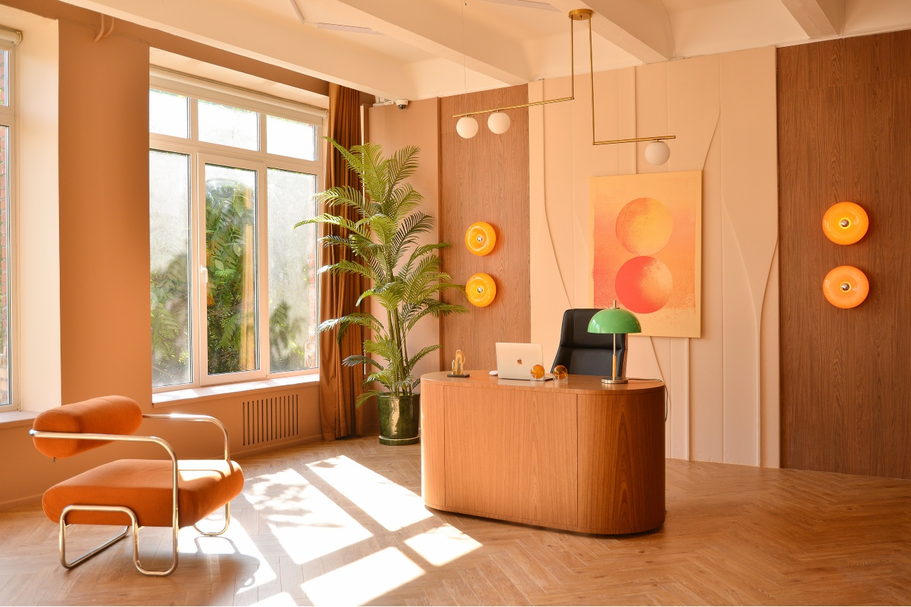 Локация для бизнес-съемки в современном стиле