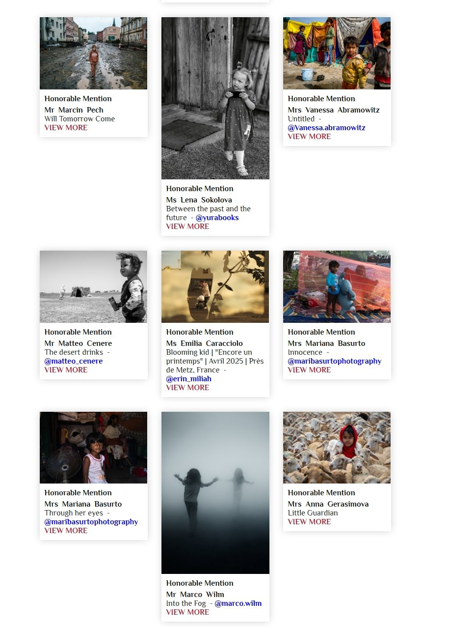 Пять почетных упоминаний жюри на конкурсе Pispa-2025. Фотографии Лены Соколовой