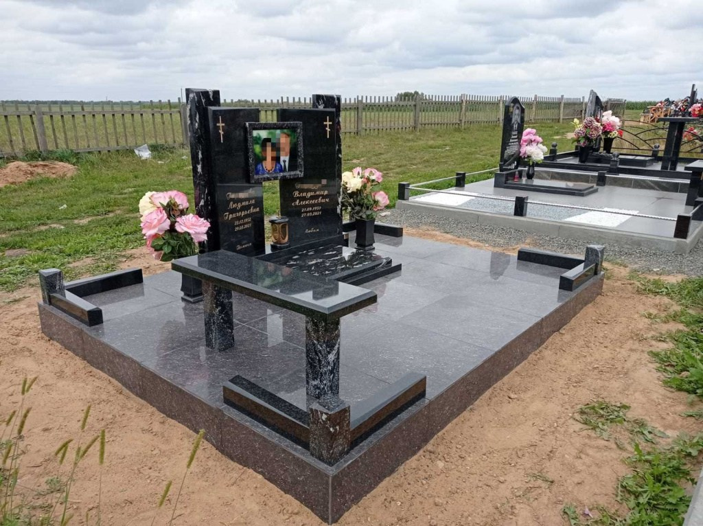 Реальные фото работ. Изготовление и установка памятников в Москве и МО