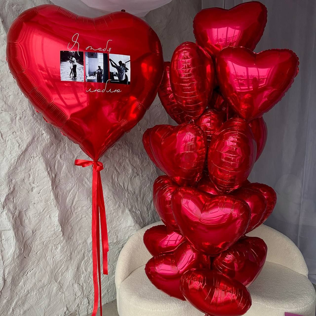 14th Valentine’s Day. Шары с гелием, фотозоны Нови Сад Белград. Balone i dekoracije od balona Novi Sad Beograd