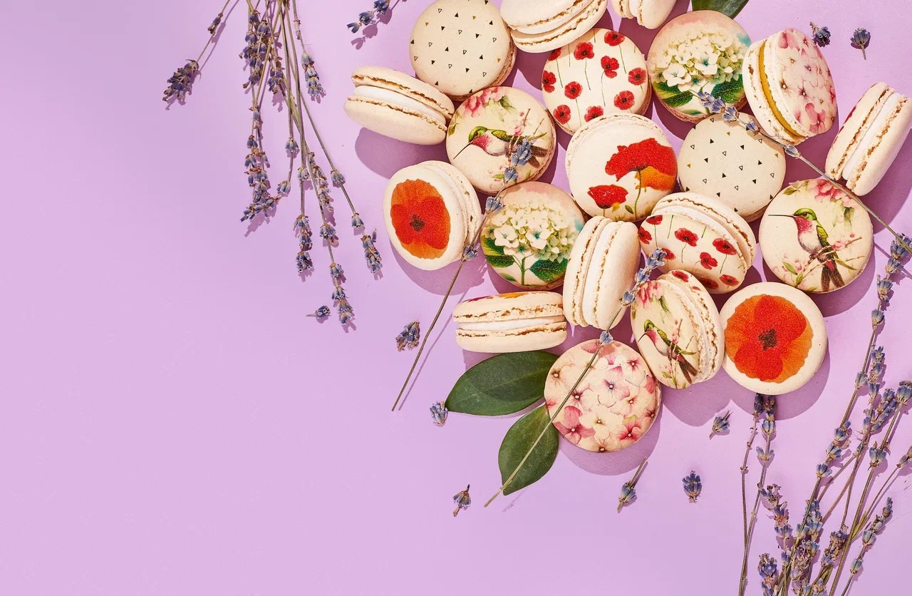 пирожные макарон