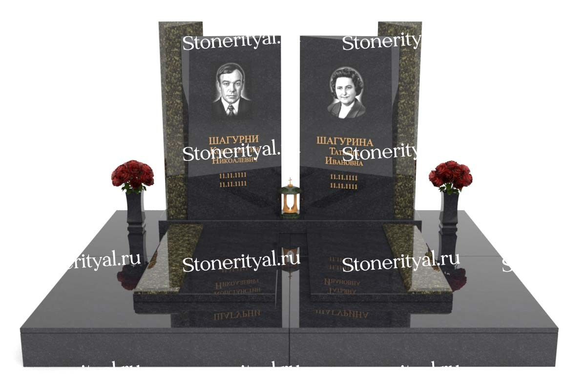 Семейные памятники. Изготовление и установка памятников в Москве и МО