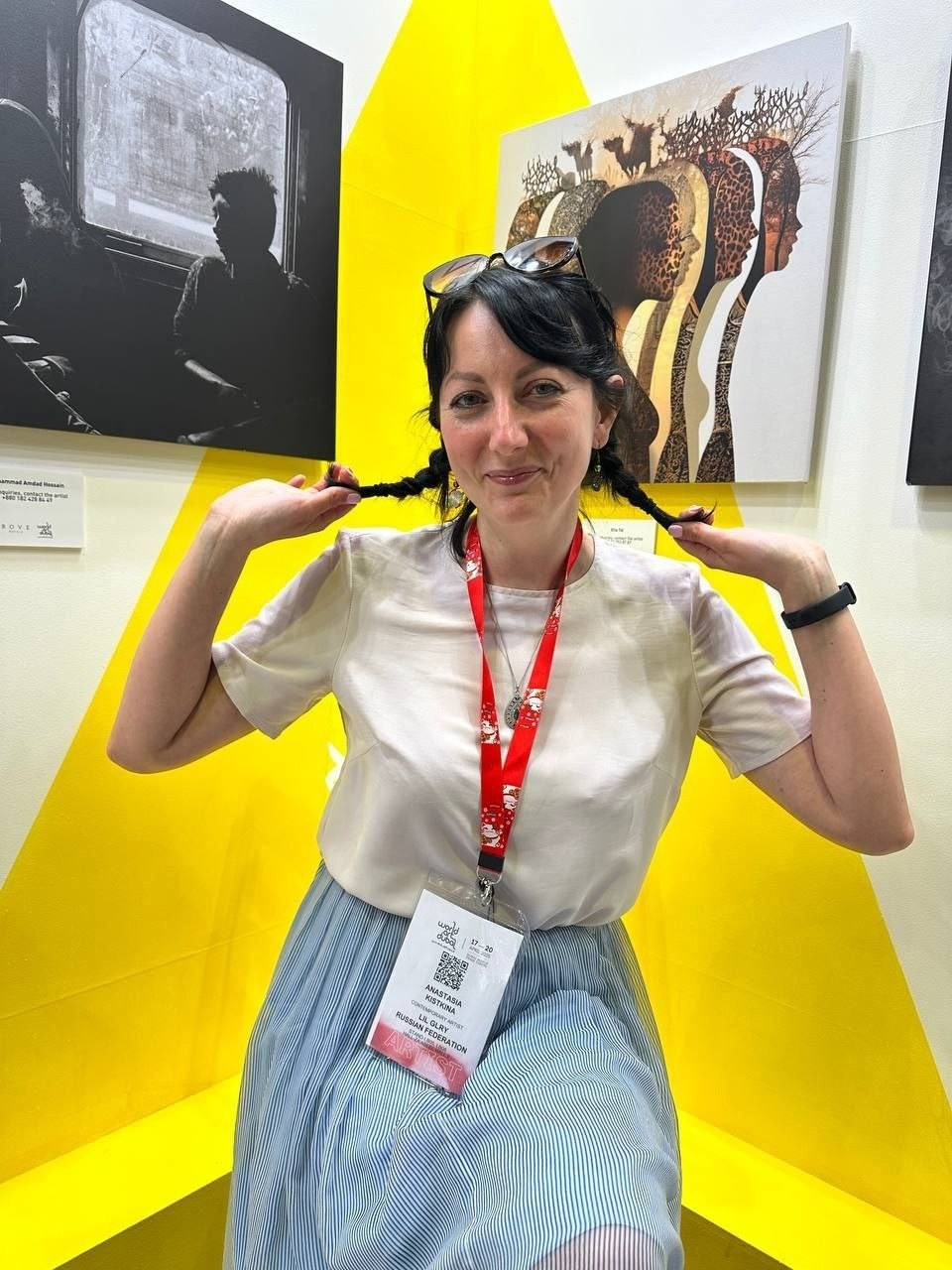 WORLD ART DUBAI 2025. Художник Анастасия Кисткина, Петербург