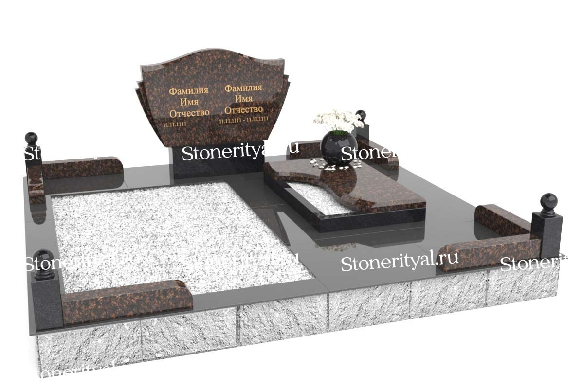 Семейные памятники. Изготовление и установка памятников в Москве и МО