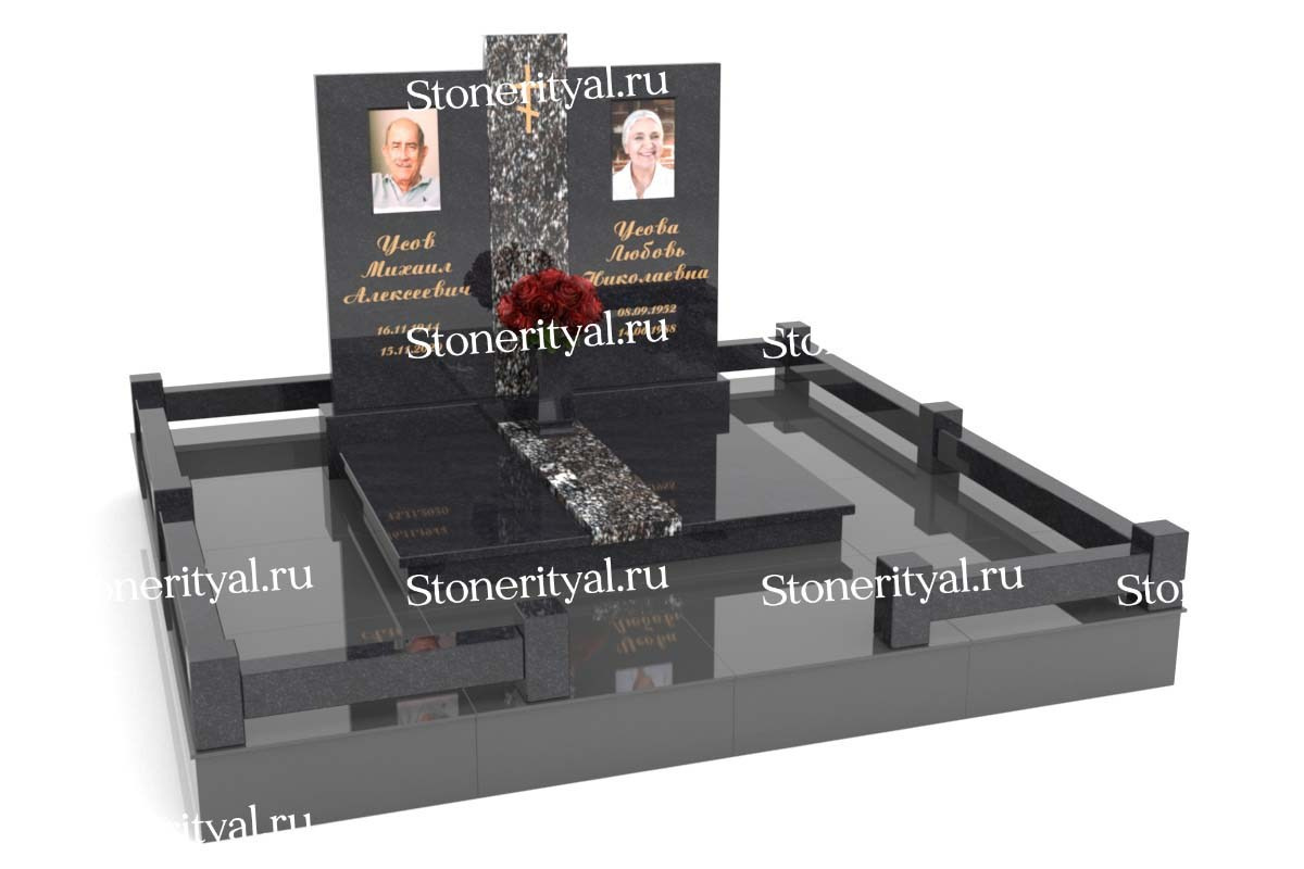 Семейные памятники. Изготовление и установка памятников в Москве и МО