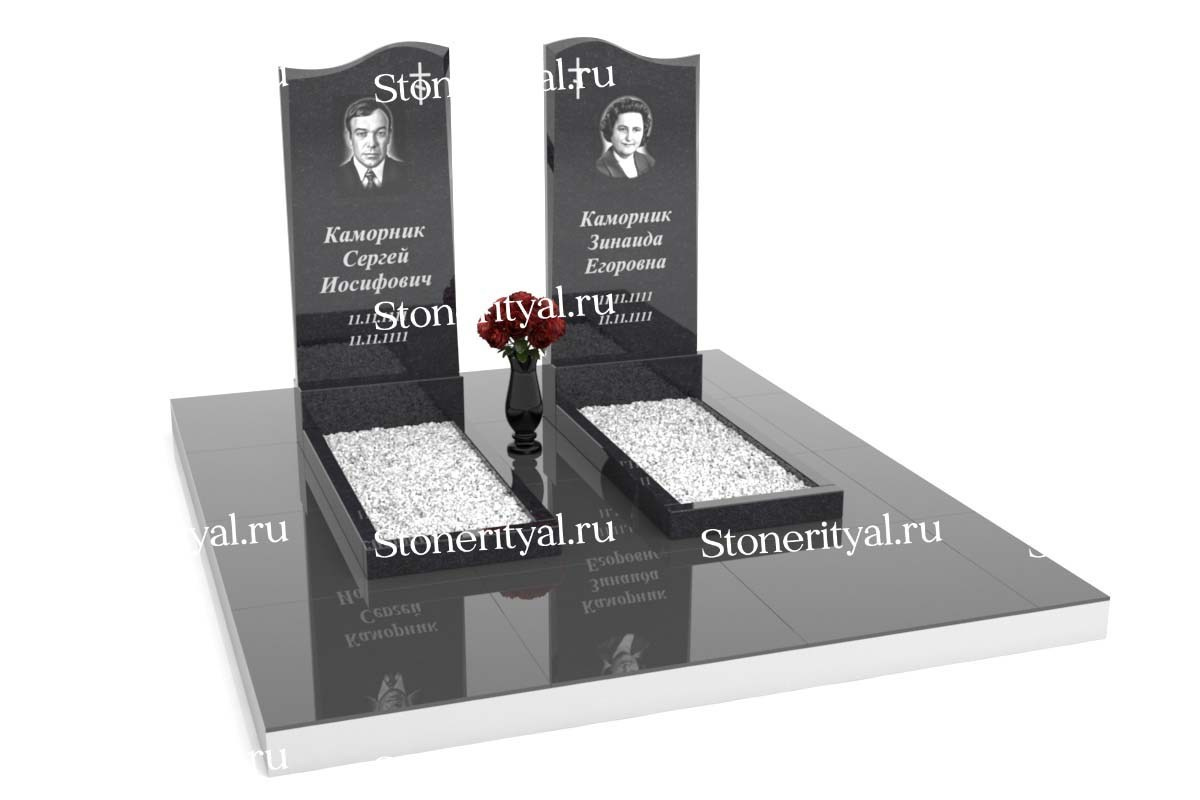 Семейные памятники. Изготовление и установка памятников в Москве и МО