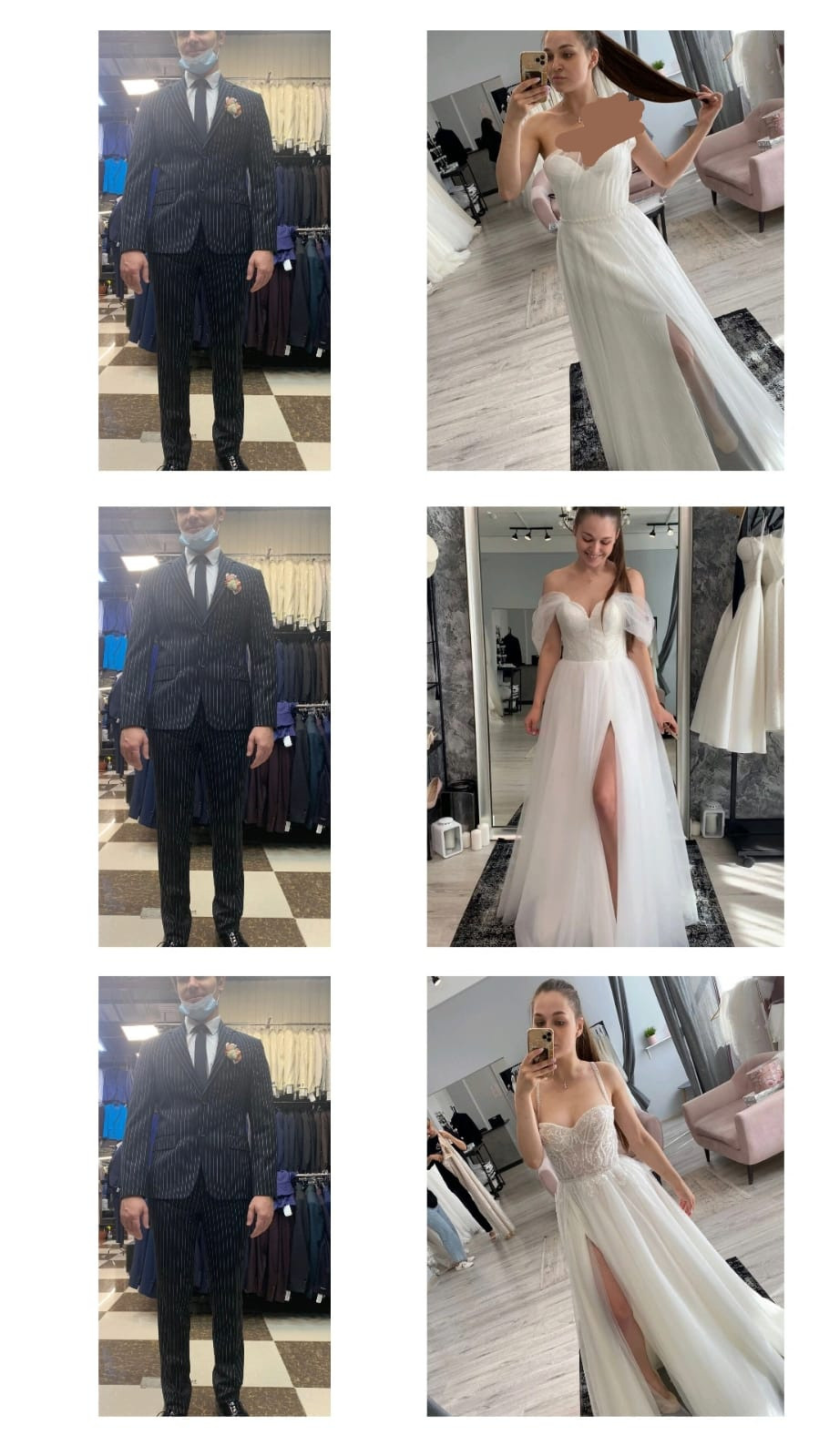 Выбор свадебных образов