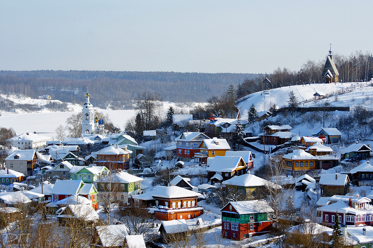 Плёс, зимний Плёс, купить фото