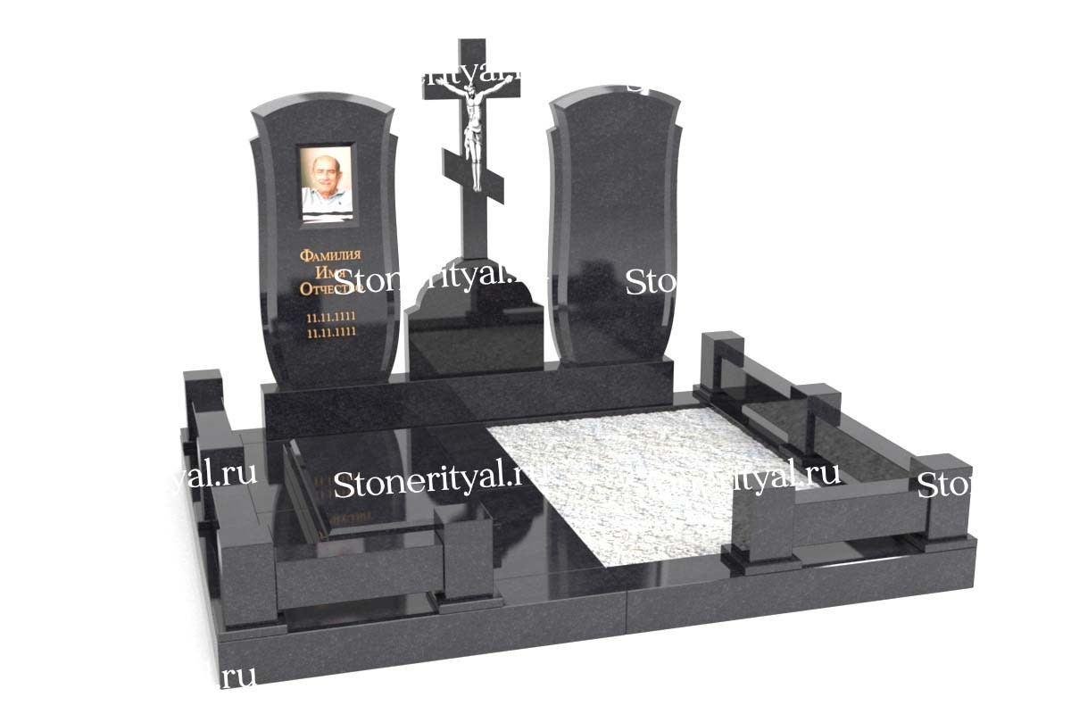 Семейные памятники. Изготовление и установка памятников в Москве и МО