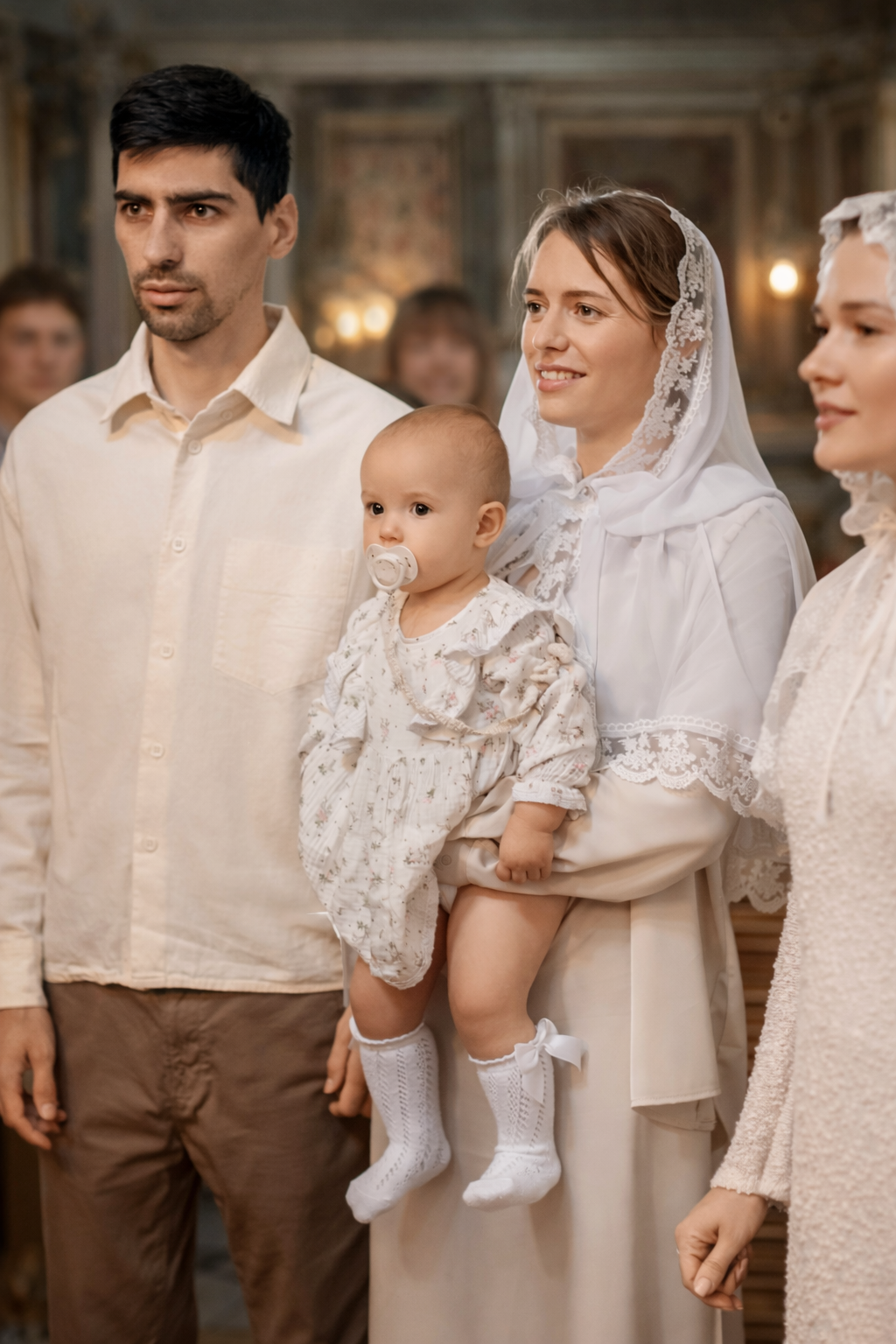 Крещение Марии. Семейный и детский фотограф в Москве Юлия