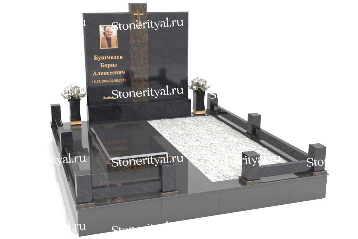 Семейные памятники. Изготовление и установка памятников в Москве и МО