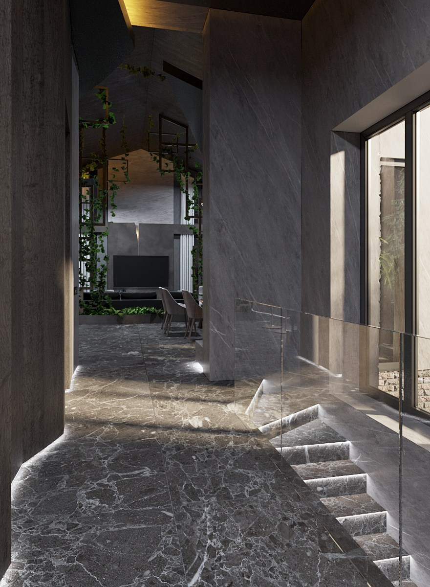 Дизайн-проект интерьера частного дома в Москве в поселке «Серебряный бор»