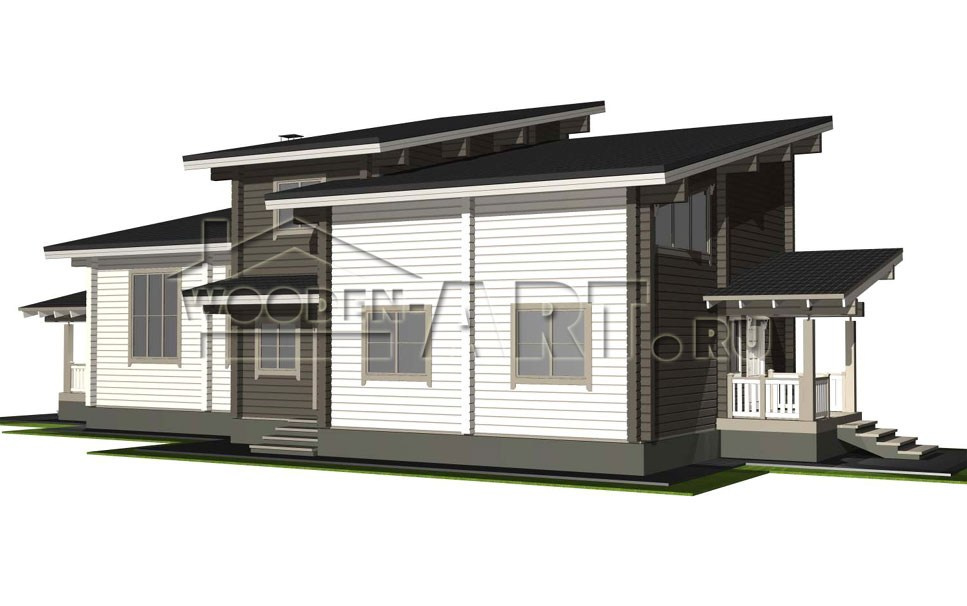 «Знаменское» 365 кв. м. Проекты деревянных домов