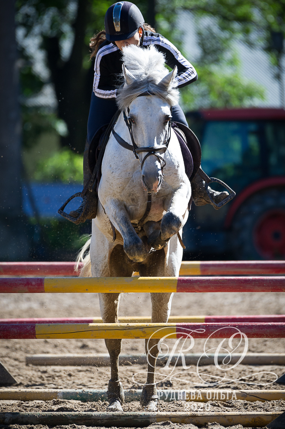 Тренировка в КСК Амадей. ТУРНИРНАЯ КОННАЯ ФОТОГРАФИЯ, Руднева Ольга и Евгений Адеев