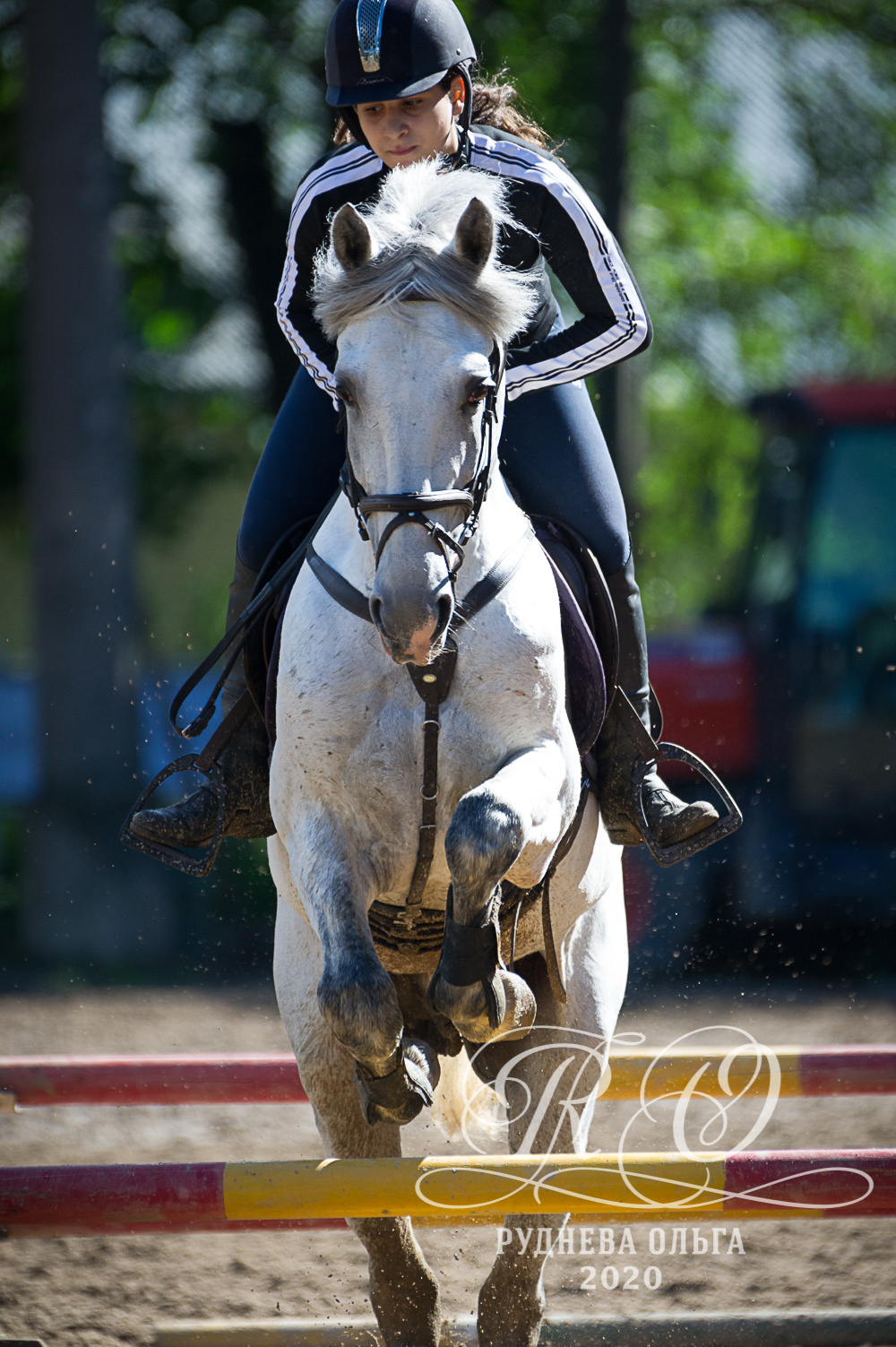 Тренировка в КСК Амадей. ТУРНИРНАЯ КОННАЯ ФОТОГРАФИЯ, Руднева Ольга и Евгений Адеев