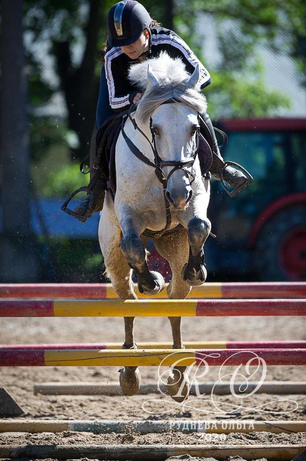 Тренировка в КСК Амадей. ТУРНИРНАЯ КОННАЯ ФОТОГРАФИЯ, Руднева Ольга и Евгений Адеев