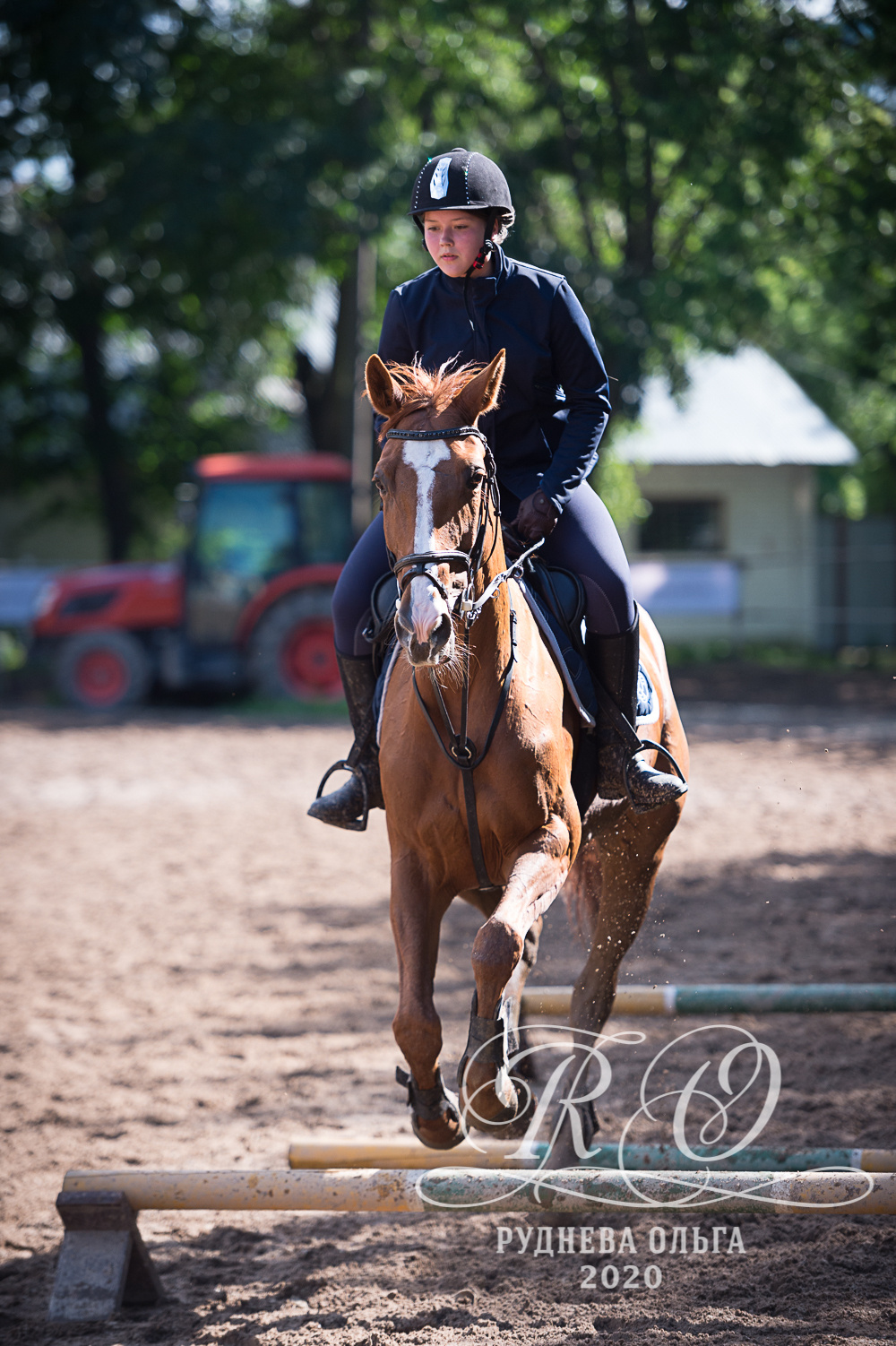 Тренировка в КСК Амадей. ТУРНИРНАЯ КОННАЯ ФОТОГРАФИЯ, Руднева Ольга и Евгений Адеев