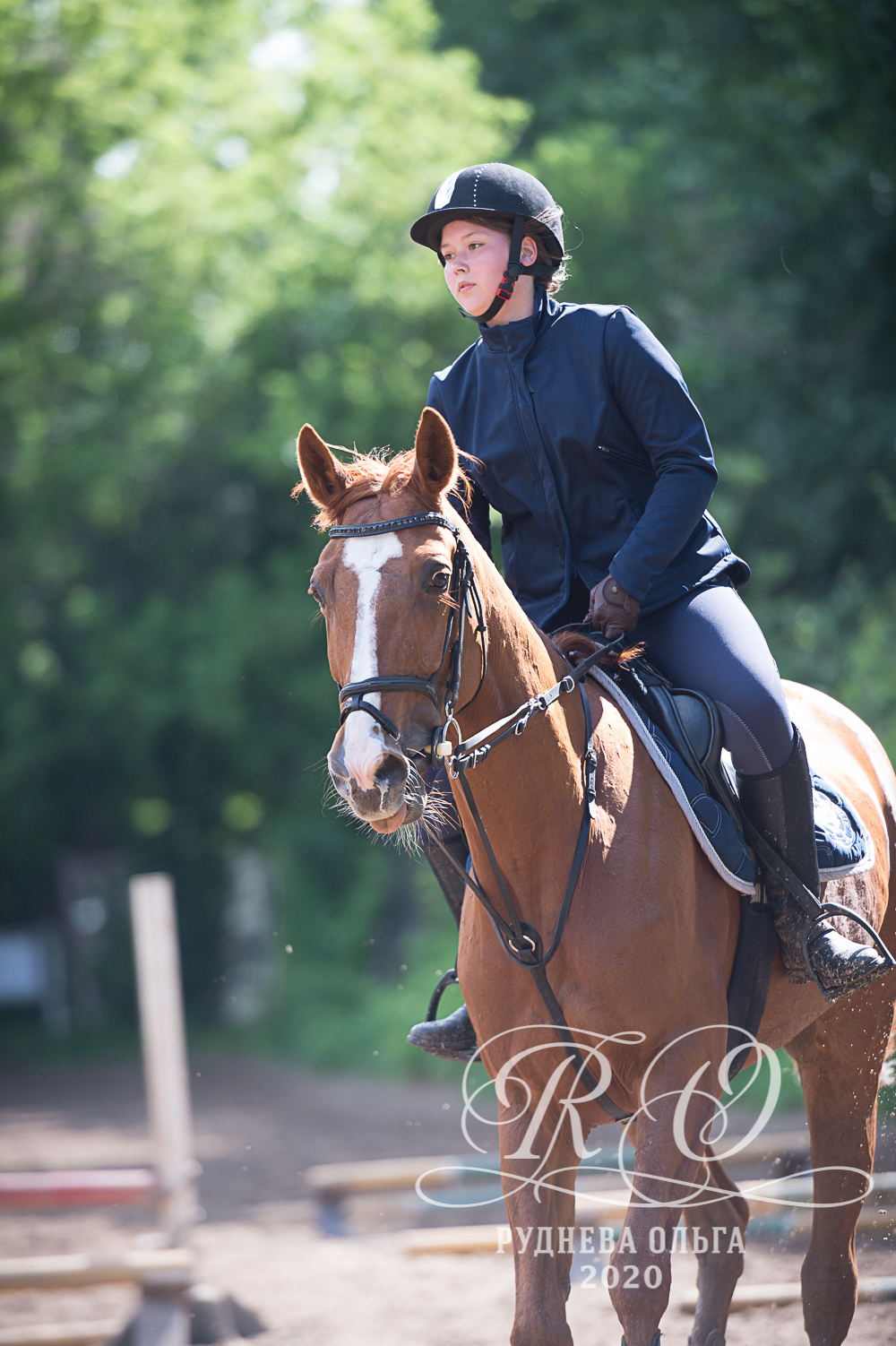Тренировка в КСК Амадей. ТУРНИРНАЯ КОННАЯ ФОТОГРАФИЯ, Руднева Ольга и Евгений Адеев
