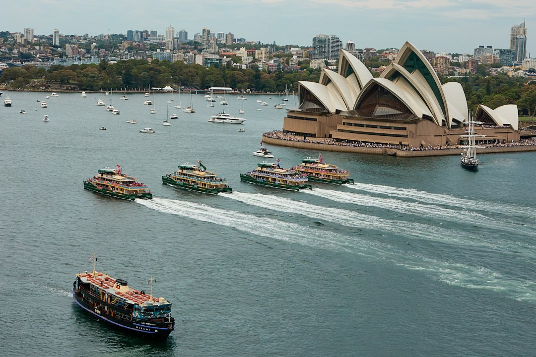 Australia Day Ferrython. Maria Poleshchuk, commercial photographer in Sydney
