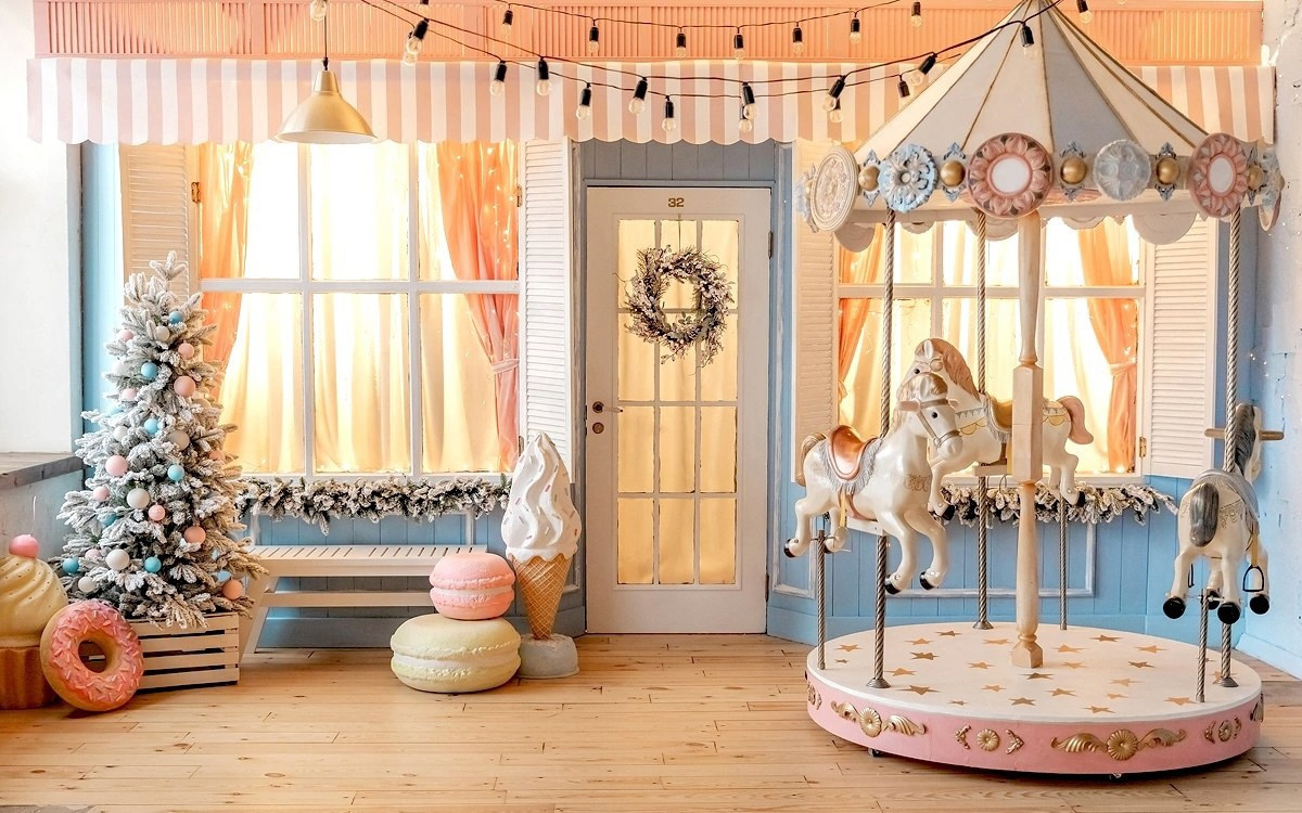 Новогодние студии. Ирина Кан Фотограф новорожденных в Екатеринбурге