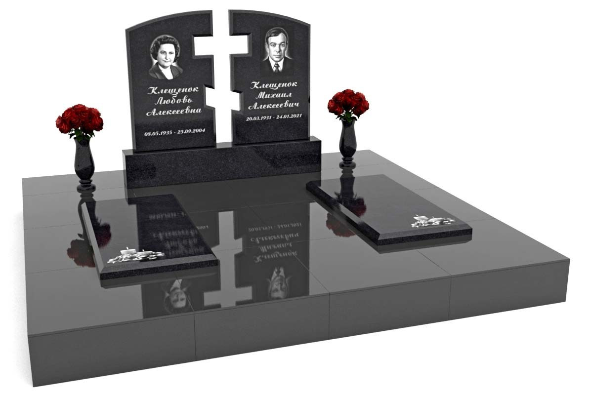 Семейные памятники. Изготовление и установка памятников в Москве и МО